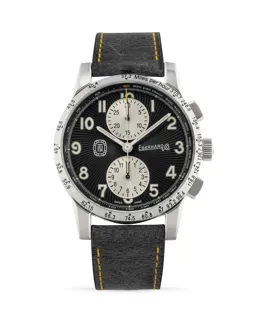 Eberhard & Co. Tazio Nuvolari 31076 Stainless steel Black and Silver