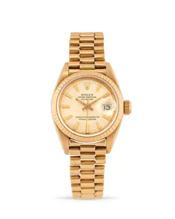 Rolex Lady-Datejust 69178 Yellow gold Silver