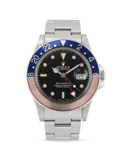 Rolex GMT-Master 16750 Stainless steel and Aluminium Black