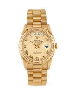 Rolex Day-Date 36 18238 Yellow gold Cream