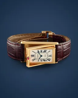 Cartier Tank Basculante CPCP 37mm 18k Gold Silver