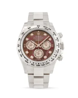 Rolex Daytona 116509 White gold Black