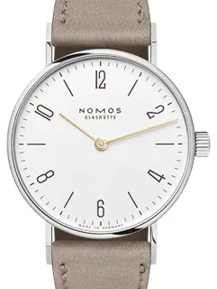 NOMOS Tangente 120 Stainless steel White