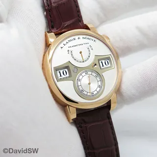 A. Lange & Söhne Zeitwerk 140.032 42mm Rose gold Silver