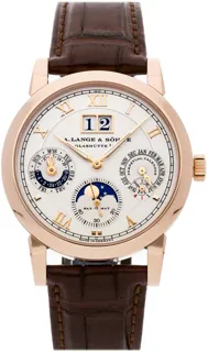 A. Lange Langematik Perpetual 310032 Rose gold Silver