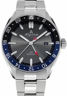 Alpina Alpiner AL-247GB4E6B Stainless steel Gray