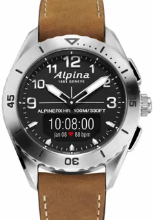 Alpina Alpiner AL-284LBBW5SSAQ6L Stainless steel Black