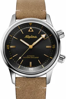 Alpina Seastrong AL-520BY4H6 Stainless steel Black