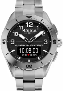 Alpina Smartwatches AL-284LBBW5TAQ1B Titanium Black