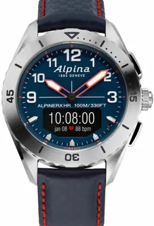 Alpina Smartwatches AL-284LNNR5SSAQ6L Stainless steel Blue