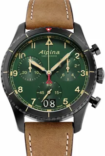 Alpina Startimer AL-372GR4FBS26 Stainless steel and Black PVD Green