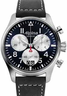 Alpina Startimer AL-372NS4S6 Stainless steel Blue