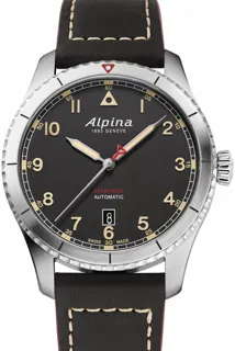 Alpina Startimer AL-525BBG4S26 Stainless steel Black