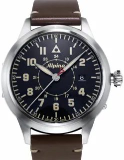 Alpina Startimer AL-525BBG4SH6 Stainless steel Black