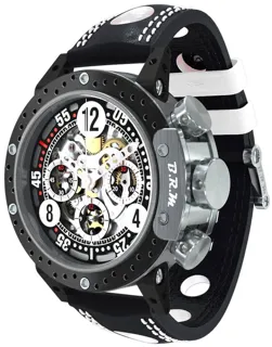 B.R.M Chronographes Racing DDF12-46-SQ-AB Stainless steel and PVD Black