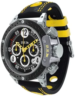 B.R.M Chronographes Racing DDF12-46-AJ 46mm Stainless steel and PVD Black