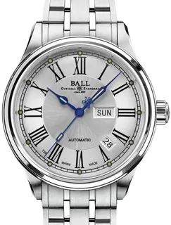 Ball Trainmaster NM1058D-S4J-WH Stainless steel White