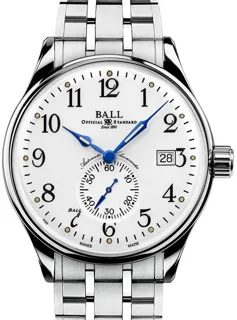 Ball Trainmaster NM3888D-S1CJ-WH Stainless steel White