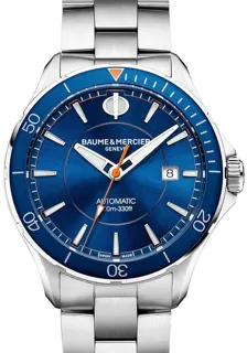 Baume & Mercier Clifton M0A10378 Stainless steel Blue