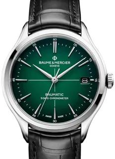 Baume & Mercier Clifton M0A10592 Stainless steel Green