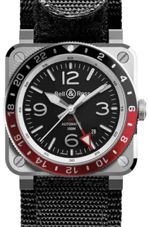 Bell & Ross BR 03 BR0393-BL-ST/SCA Stainless steel Black