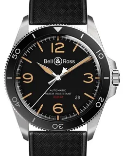 Bell & Ross BR V2 BRV292-HER-ST/SRB Stainless steel Black