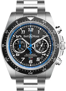 Bell & Ross BR V3 BRV394-A521/SST Stainless steel Black