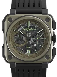 Bell & Ross BR-X1 BRX1-CE-TI-MIL Ceramic and Titanium Green