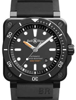 Bell & Ross Instruments BR0392-D-BL-CE/SRB Ceramic Black