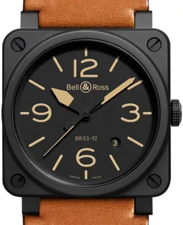 Bell & Ross Instruments BR0392-HERITAGE-CE Ceramic Black