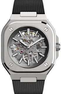 Bell & Ross Instruments BR05A-GR-SK-ST/SRB Stainless steel Silver