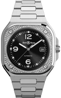 Bell & Ross Urban BR05A-BL-STFLD/SST Stainless steel Black