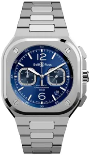 Bell & Ross Urban BR05C-BU-ST/SST Stainless steel Blue