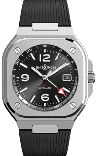 Bell & Ross Urban BR05G-BL-ST/SRB Stainless steel Black