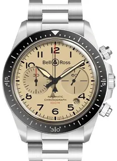 Bell & Ross Vintage BRV294-BEI-ST/SST Stainless steel Beige