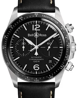 Bell & Ross Vintage BRV294-BL-ST/SCA Stainless steel Black