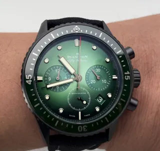 Blancpain Fifty Fathoms Bathyscaphe Chronographe Flyback 5200-0153-B52A 43.6mm Ceramic Green