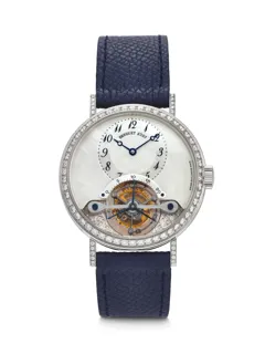 Breguet Classique Tourbillon 3358 36mm 18k white gold White