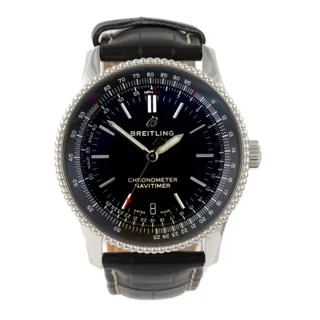 Breitling Navitimer A17325 38mm Stainless steel Black