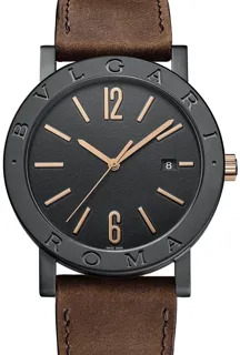 Bulgari Bvlgari 103219 Stainless steel and Black PVD Black