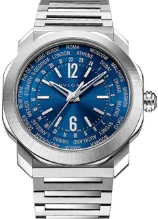 Bulgari Octo 103481 Stainless steel Blue