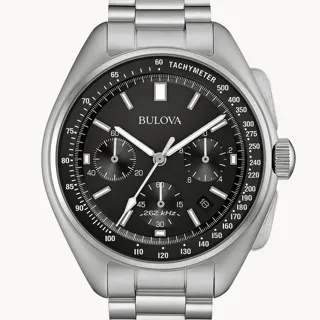 Bulova Lunar Pilot 96B258 Stainless steel Black