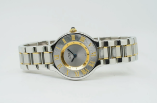 Cartier 21 Must de Cartier W10073R6 Yellow gold and Stainless steel Silver