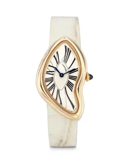 Cartier Crash 2838 18k rose gold Silver