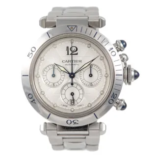 Cartier Pasha Seatimer W31030H3/2113 Stainless steel Silver