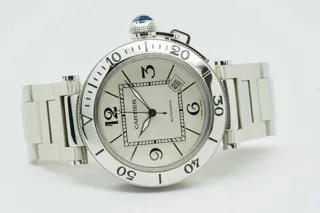 Cartier Pasha Seatimer W31080M7 2790 40mm White