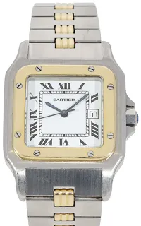 Cartier Santos 2961 Yellow gold and Stainless steel Weiu00df