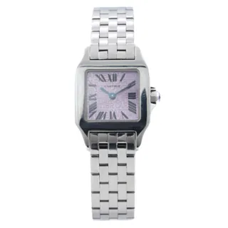 Cartier Santos Demoiselle W2510002 Stainless steel Purple