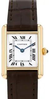 Cartier Tank Louis Cartier 8660 Yellow gold White