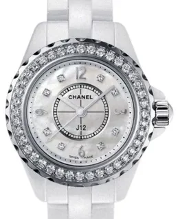 Chanel J12 Quartz Mother of Pearl H2572 White ceramic White